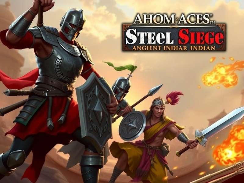 Ahom Aces Steel Siege gameplay showing Indian players in battle